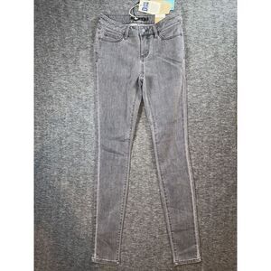 NWT prAna Womens London Jean Tall‎ Inseam Skinny Leg Stretch Gray Sz 4/27
